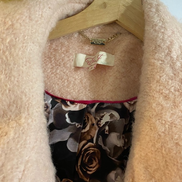 Eliza J Pink Teddy Coat - Picture 5 of 16